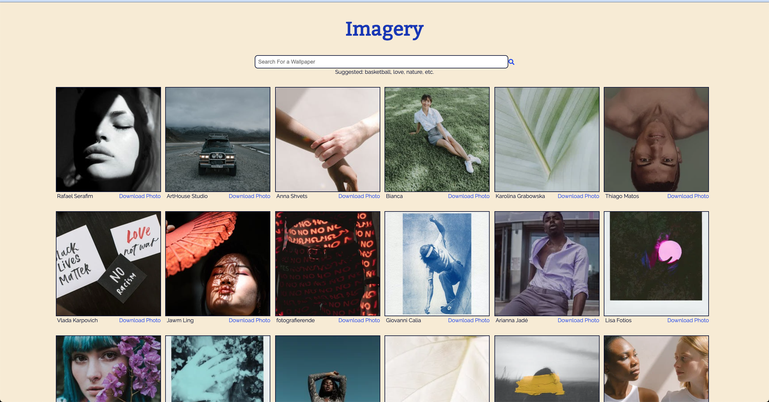 picture of imagery app